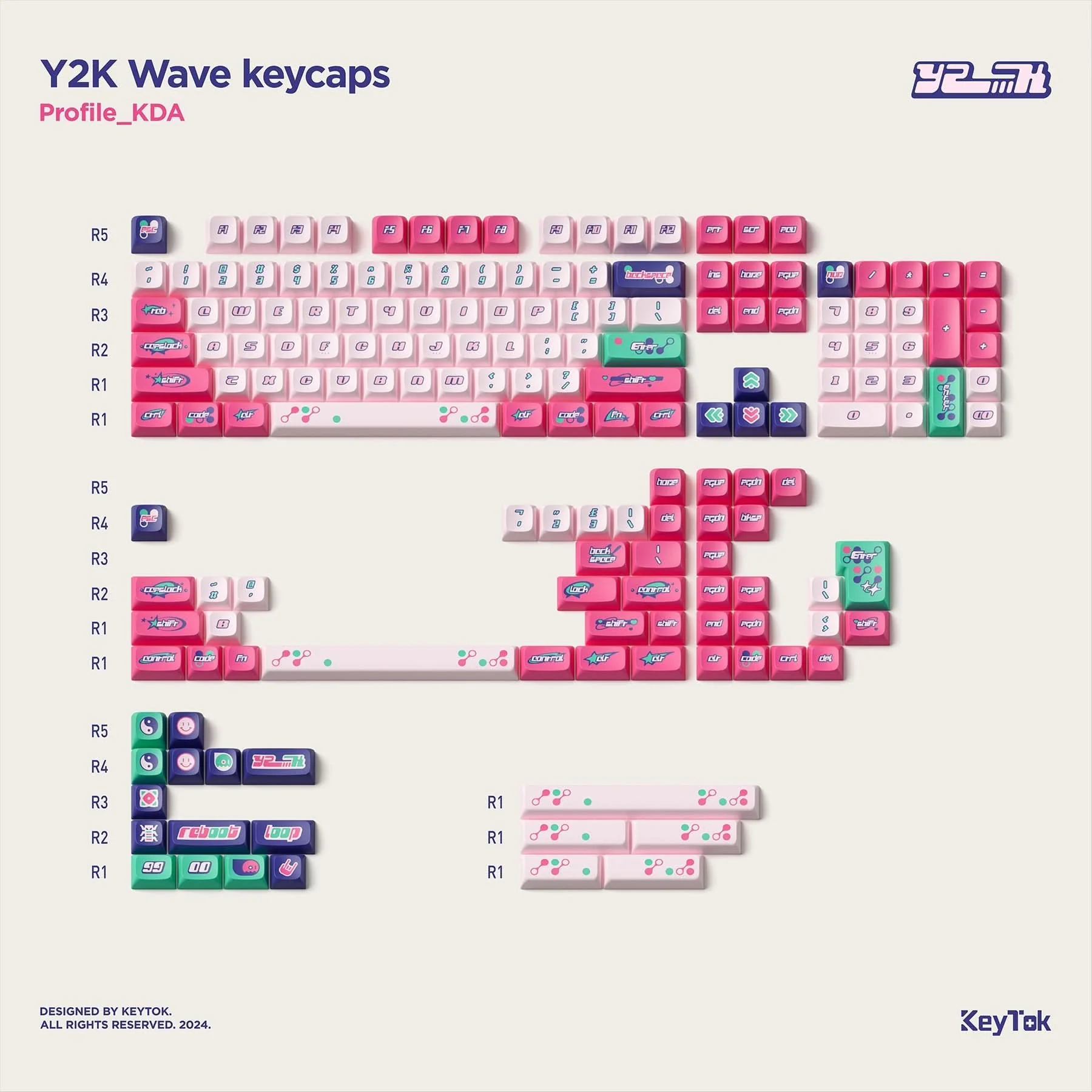 Add Extra Keycaps Set for high profile - Image 9