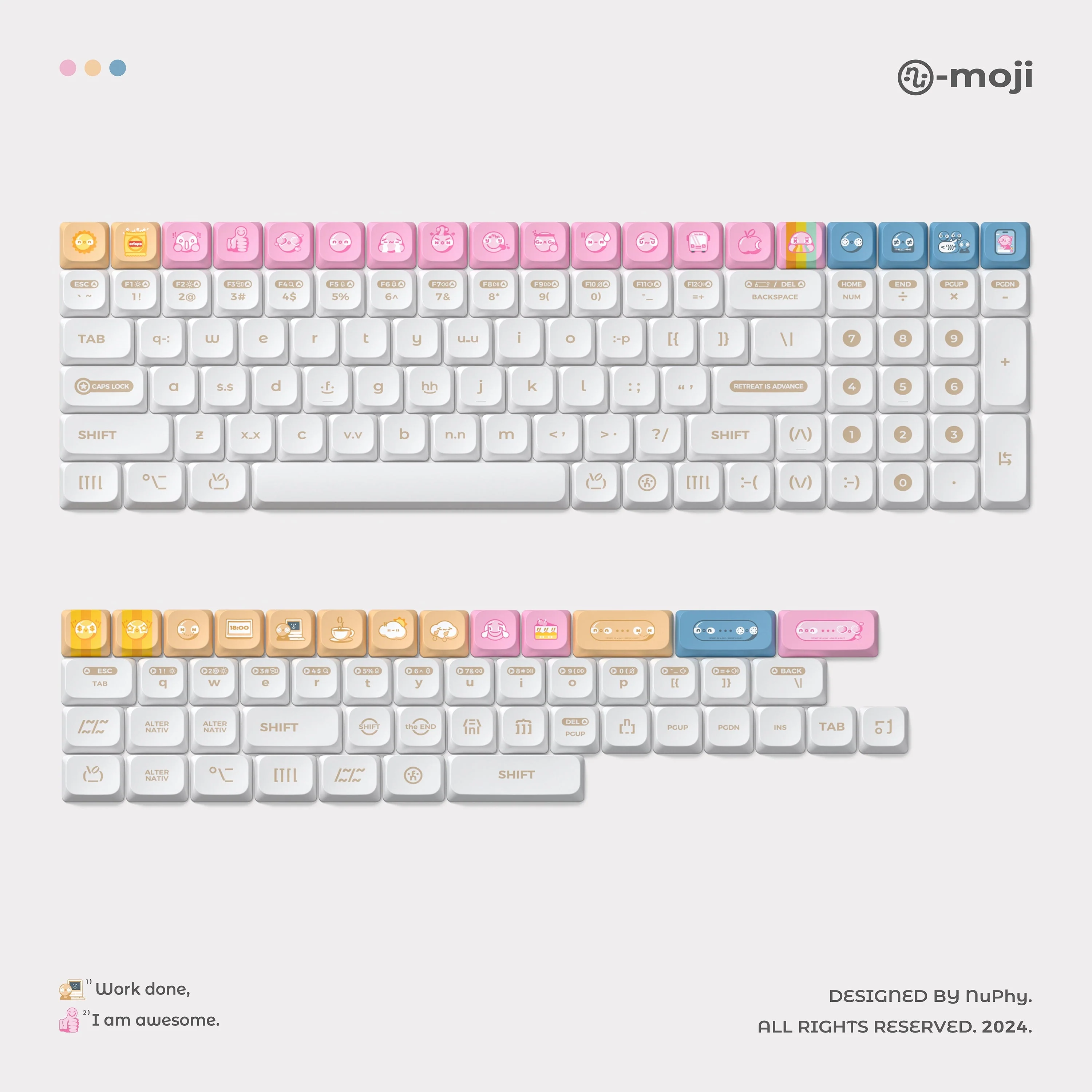Extra Keycaps for low profile